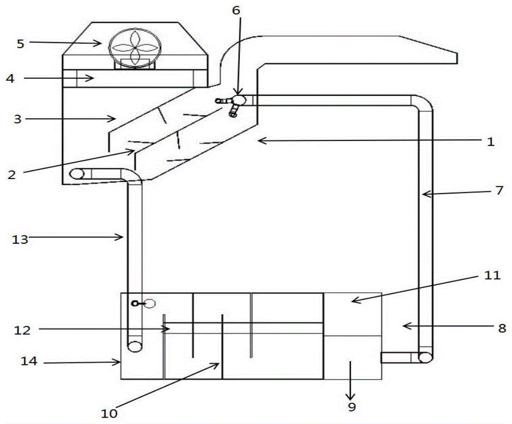 一种厨房油烟净化机前端湿式净化器的制作方法