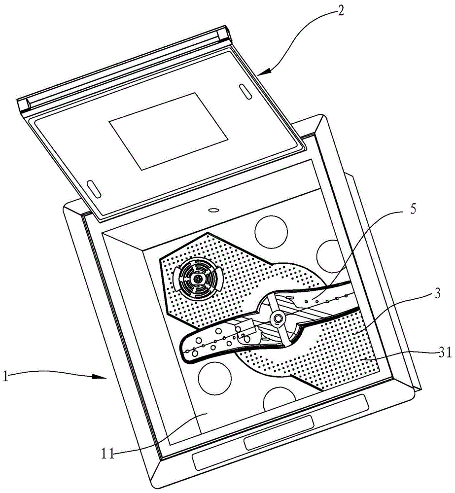 水槽式清洗机的箱体结构的制作方法