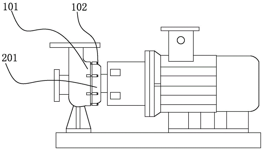 衬氟磁力泵静密封结构的制作方法
