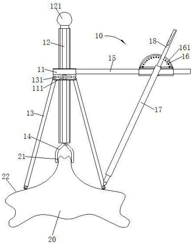 颈椎后路置钉定位装置的制作方法