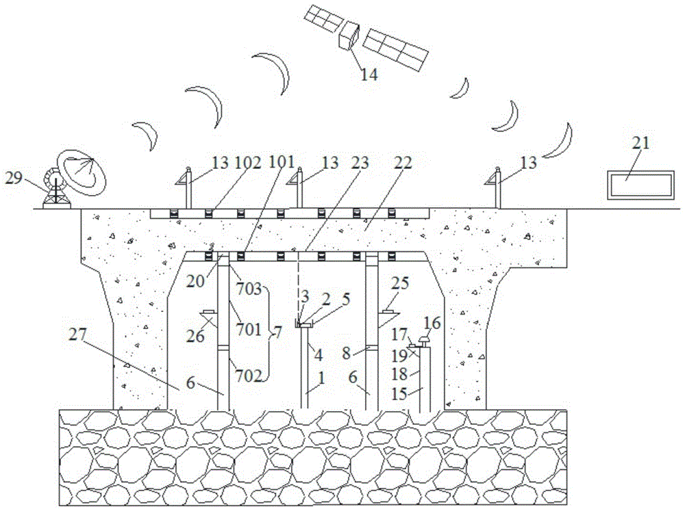 一种石窟寺顶板和侧壁岩体稳定性综合监测系统的制作方法
