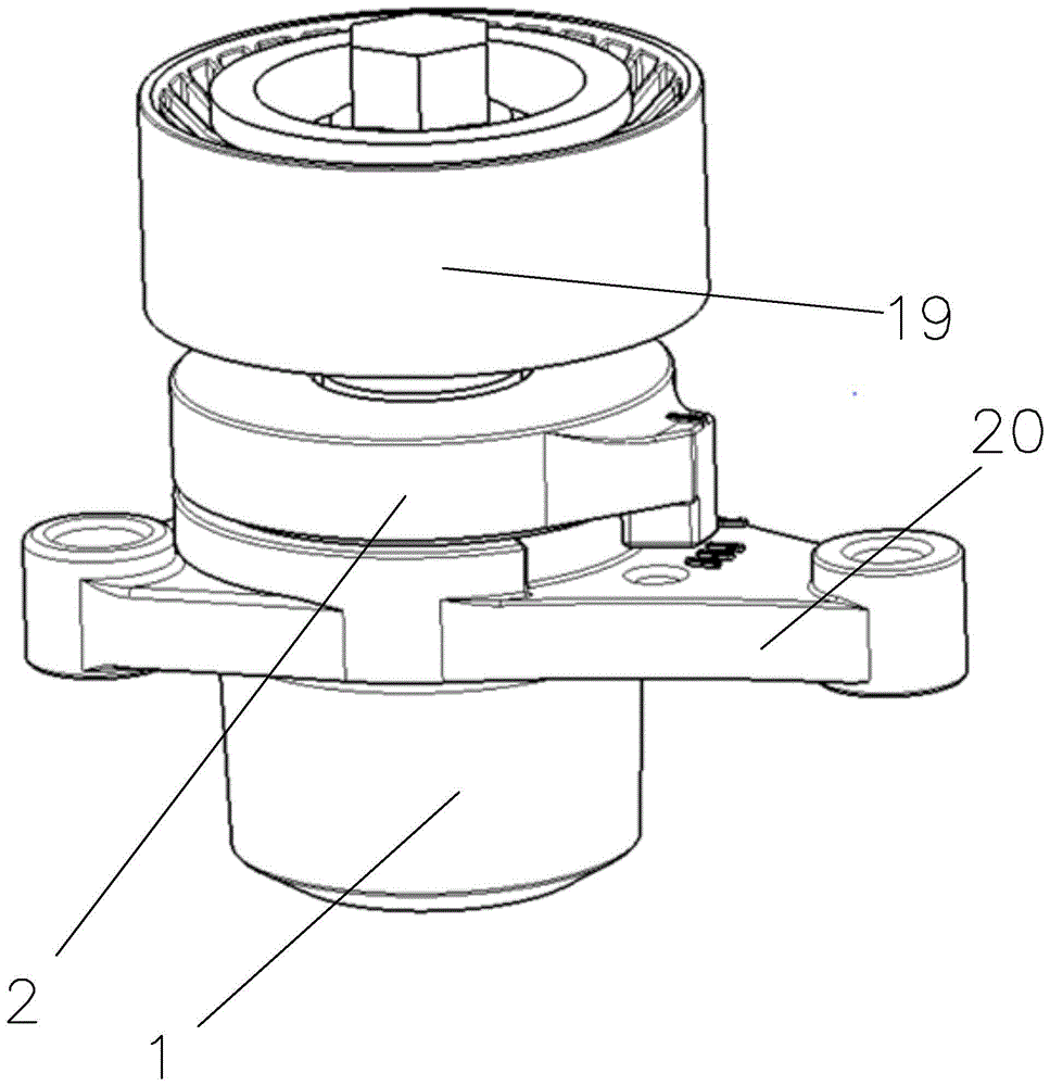 一种装有圆形阻尼套筒的自动张紧器的制作方法