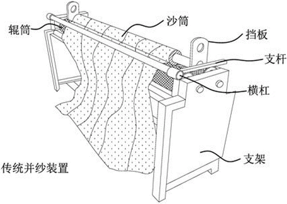 一种缝纫线生产用并纱机的导纱装置的制作方法