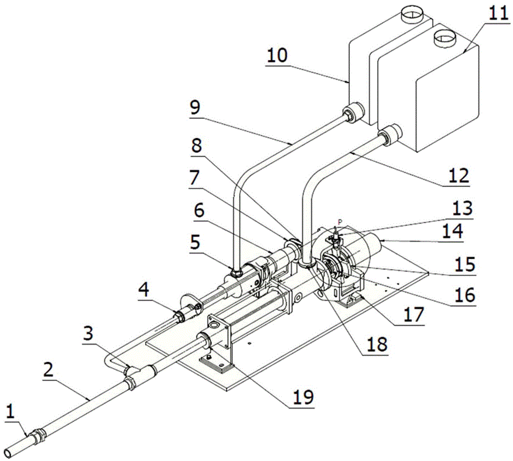单驱动双组份定比例混和计量输送单螺杆泵组的制作方法
