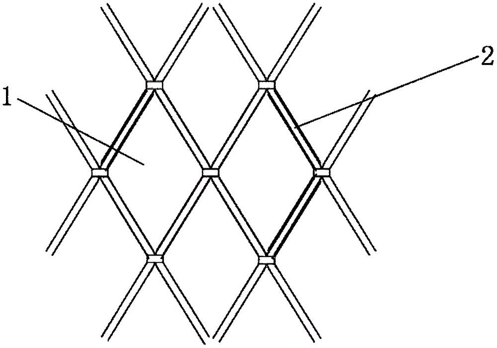 一种草绳绿化网的制作方法