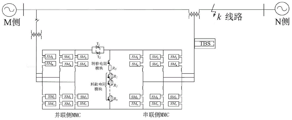 基于改进型Chopper电路的UPFC故障渡越方法与流程