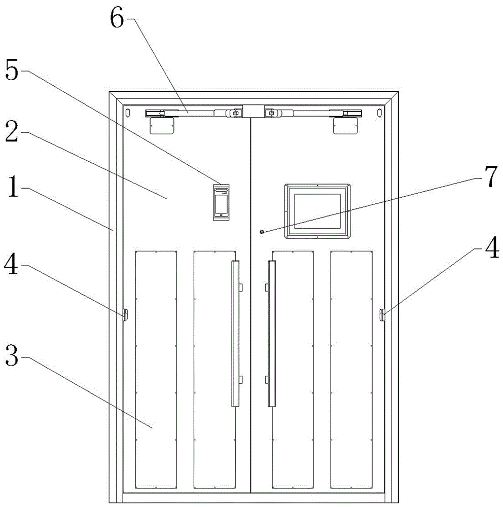 一种智能库房管理门的制作方法