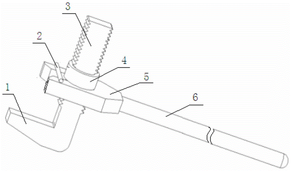 吊车走行联轴器螺栓拆卸工具的制作方法