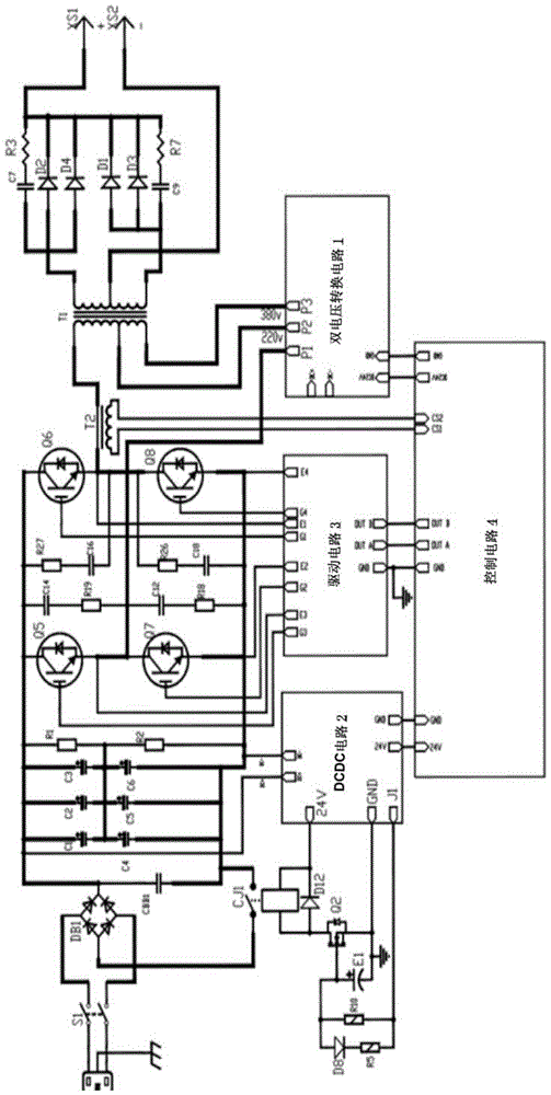 一种逆变焊机的双电压转换电路的制作方法