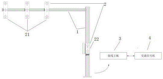 一种交通信号控制实验灯组的制作方法