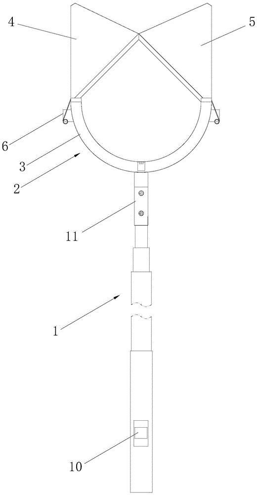 绝缘伸缩式钳型电流表的制作方法
