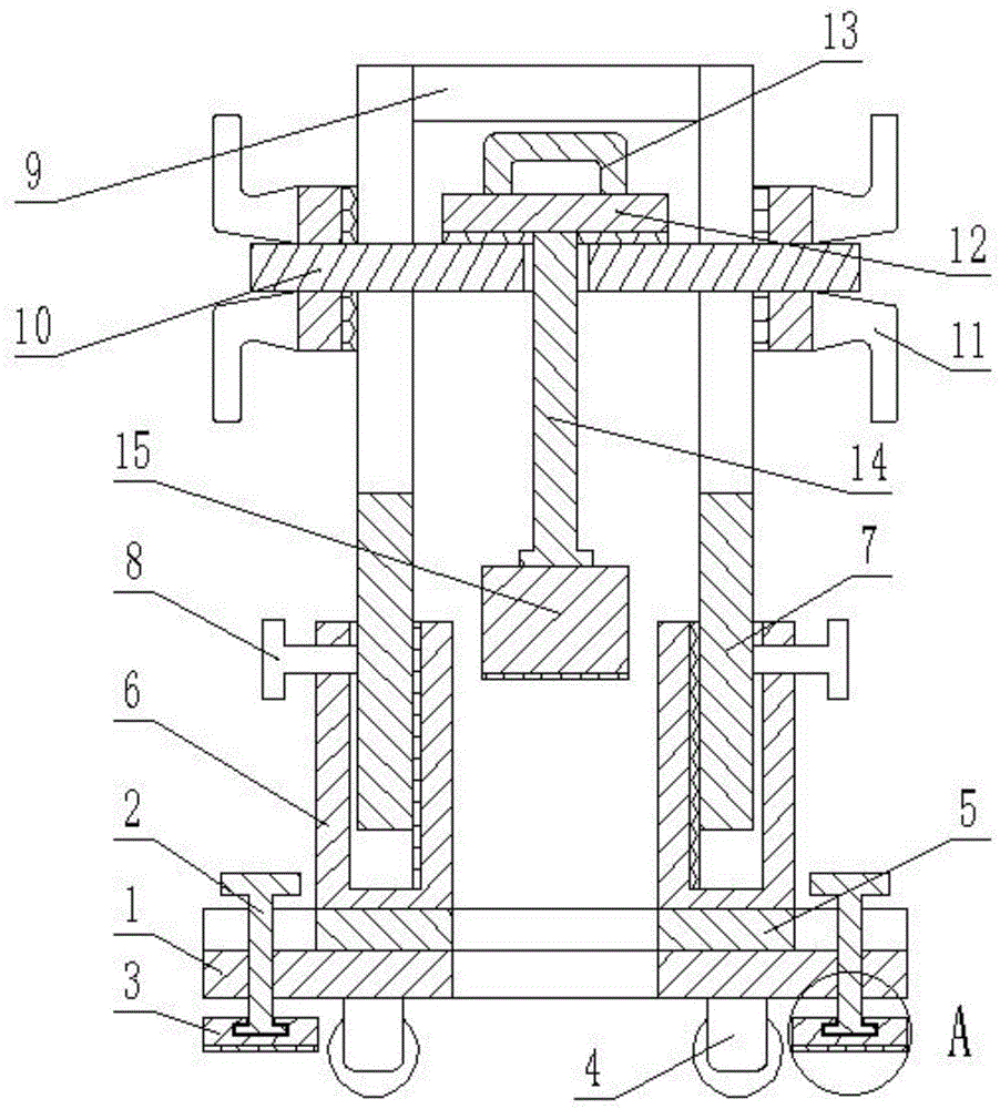 一种建筑打钎验槽辅助打钎装置的制作方法