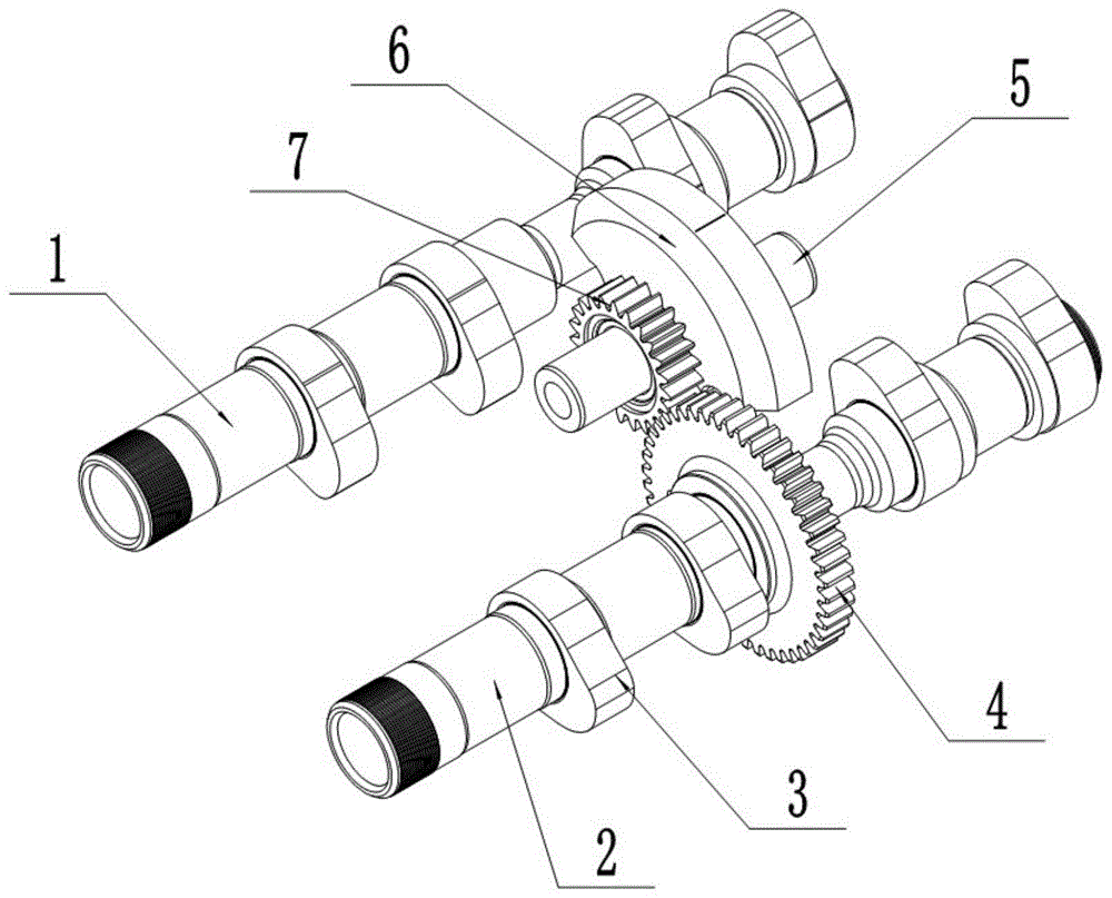 一种发动机凸轮轴的离心平衡装置的制作方法