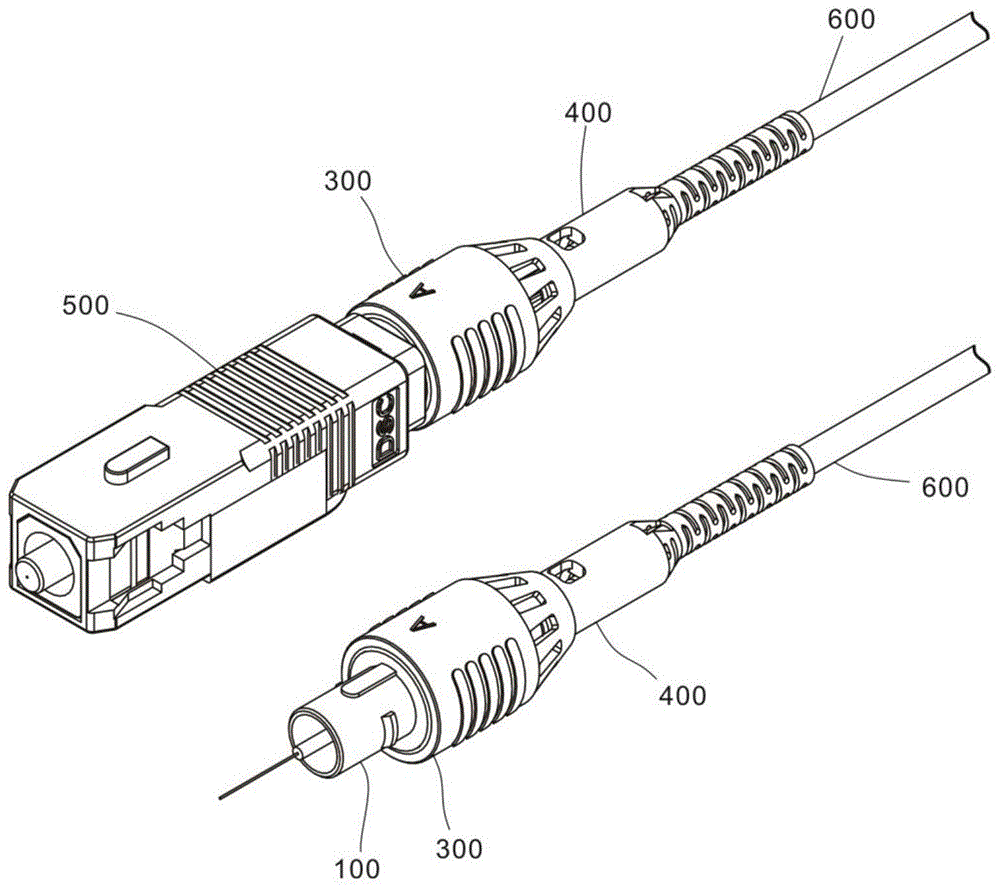 一种缠绕式光缆固紧装置和光纤连接器及其固紧方法与流程