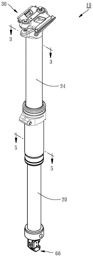 可调总长的气油压式升降座管的制作方法