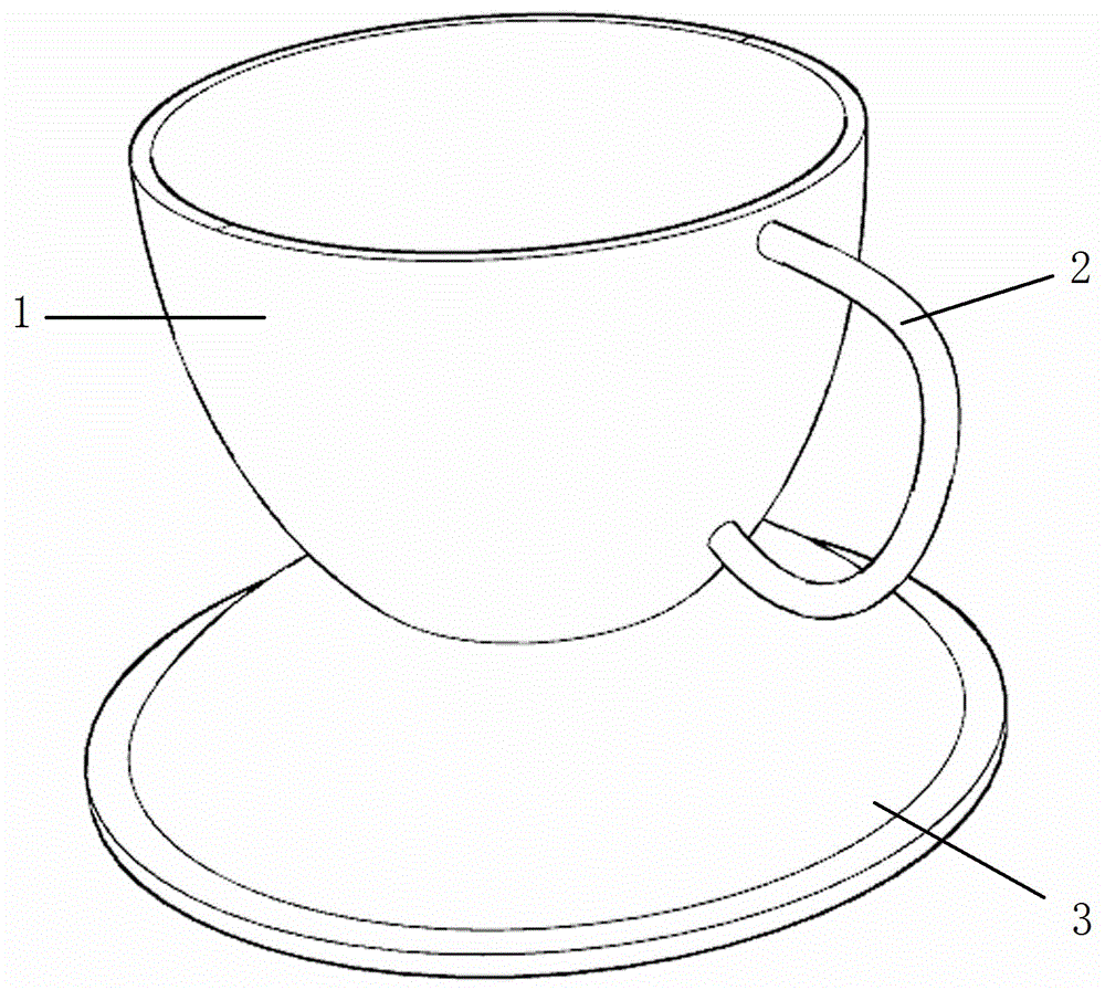一种带吸盘的茶杯的制作方法