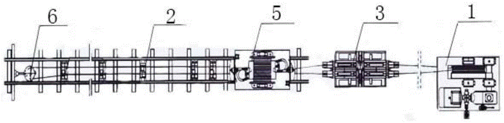 液压传动绳牵引卡轨运输系统的制作方法