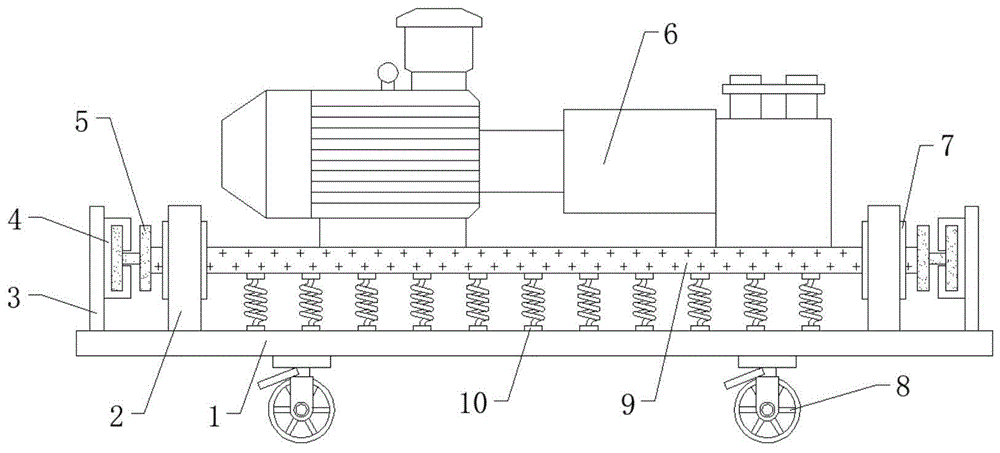 一种高温双螺杆泵用固定底座的制作方法