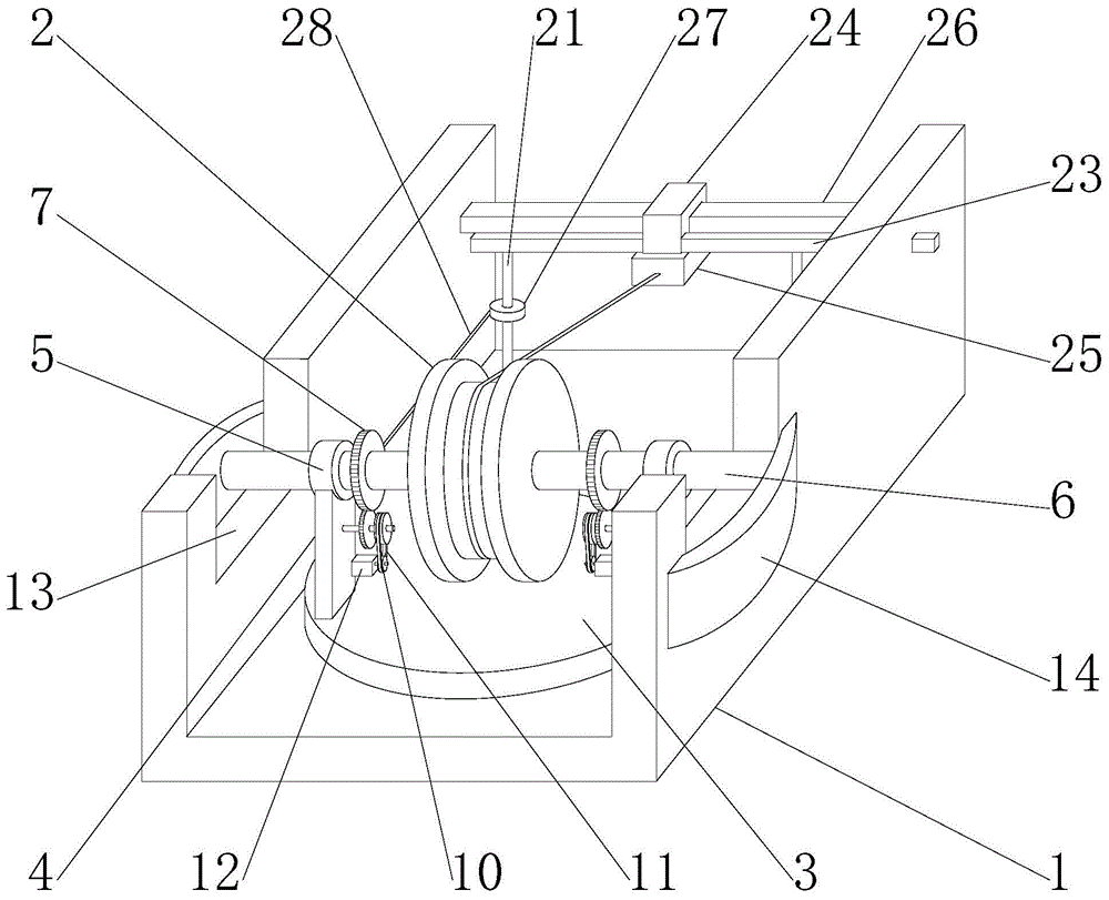 自调整角度的光纤盘的制作方法