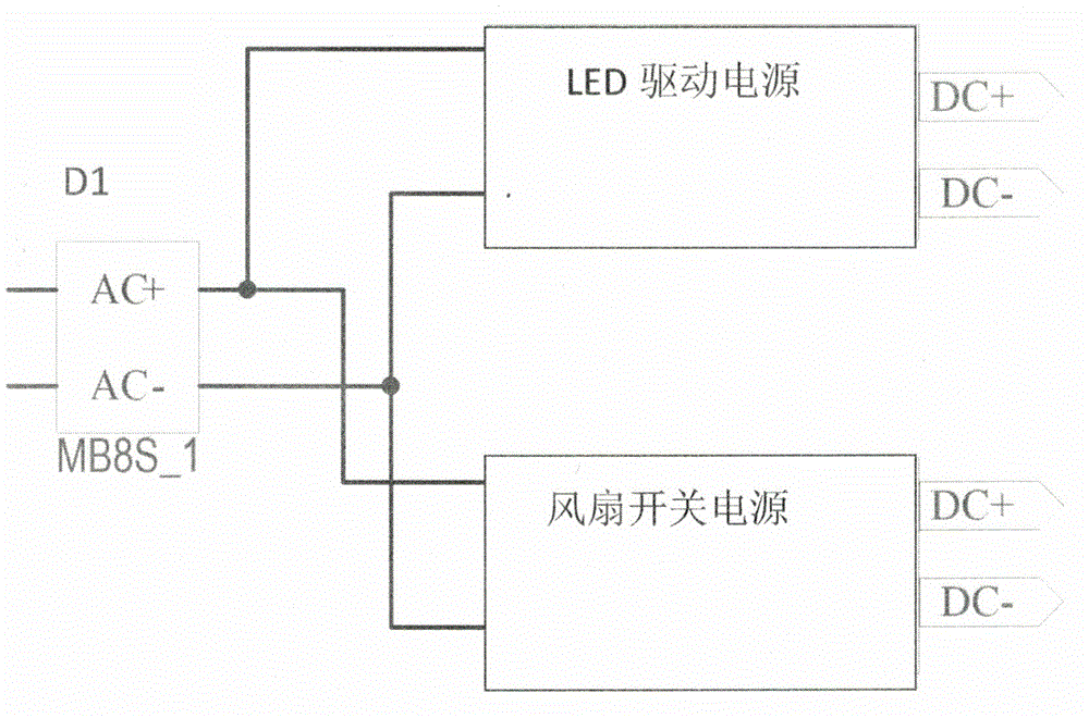一种线性驱动LED工作特性的新型小功率电源电路的制作方法