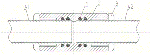 一种锥度挤压锁紧式管件非标连接结构的制作方法