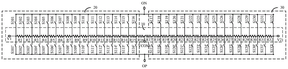 DAC版图结构和电阻分压式DAC的制作方法