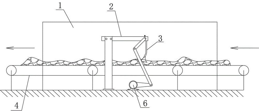 用于网带窑内的催化剂翻耙装置的制作方法