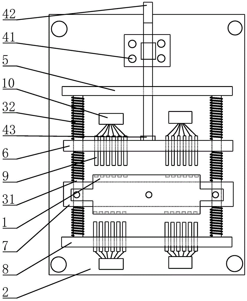 一种空调显示数码管测试工装的制作方法