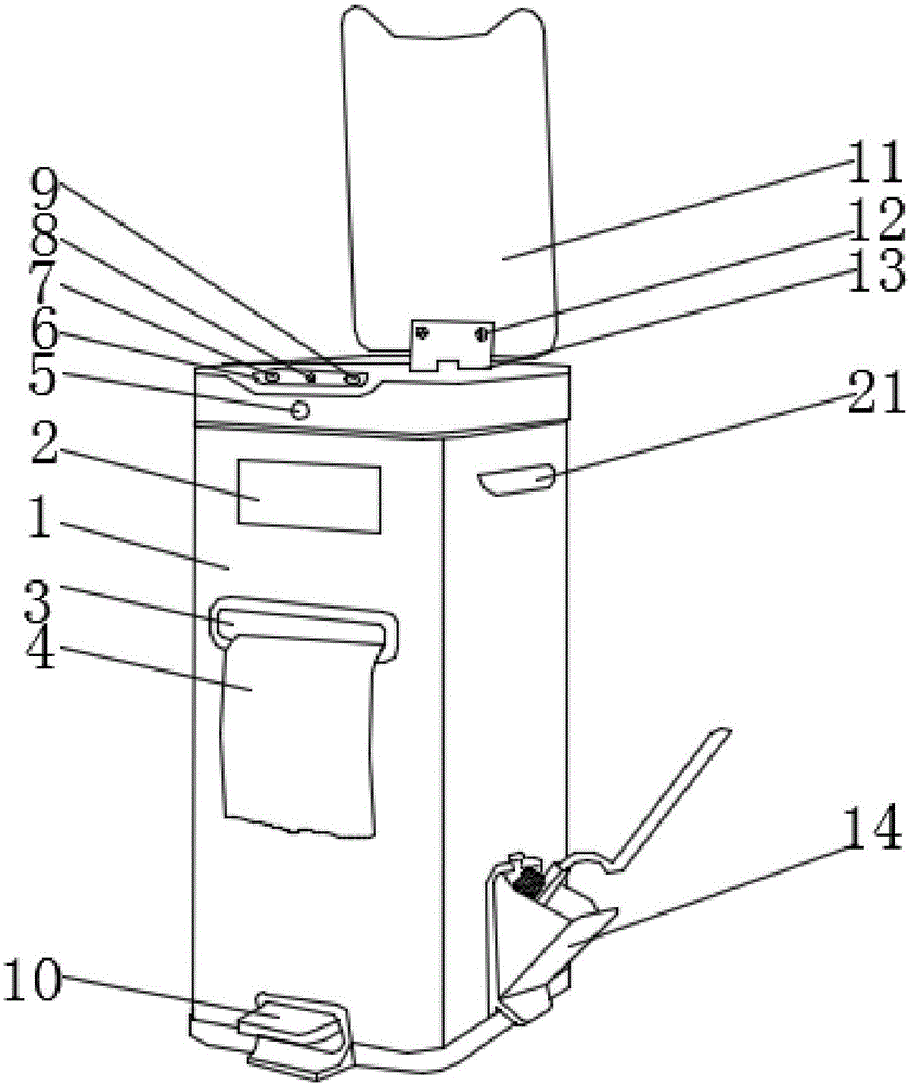 一种家居智能垃圾桶的制作方法