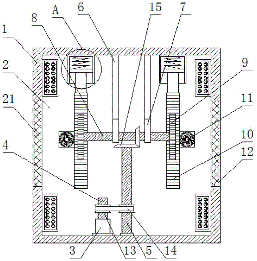 一种便于散热的锂电池组箱的制作方法