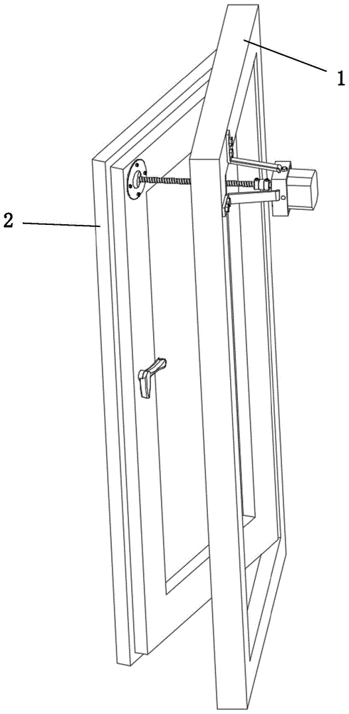 一种外开平开窗的自动开关执行机构的制作方法