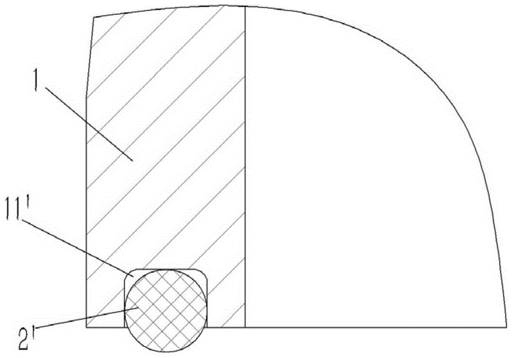 一种气缸盖罩的密封垫结构的制作方法