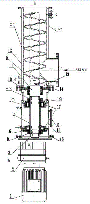 用于单螺杆出胶泵的耐磨密封结构的制作方法