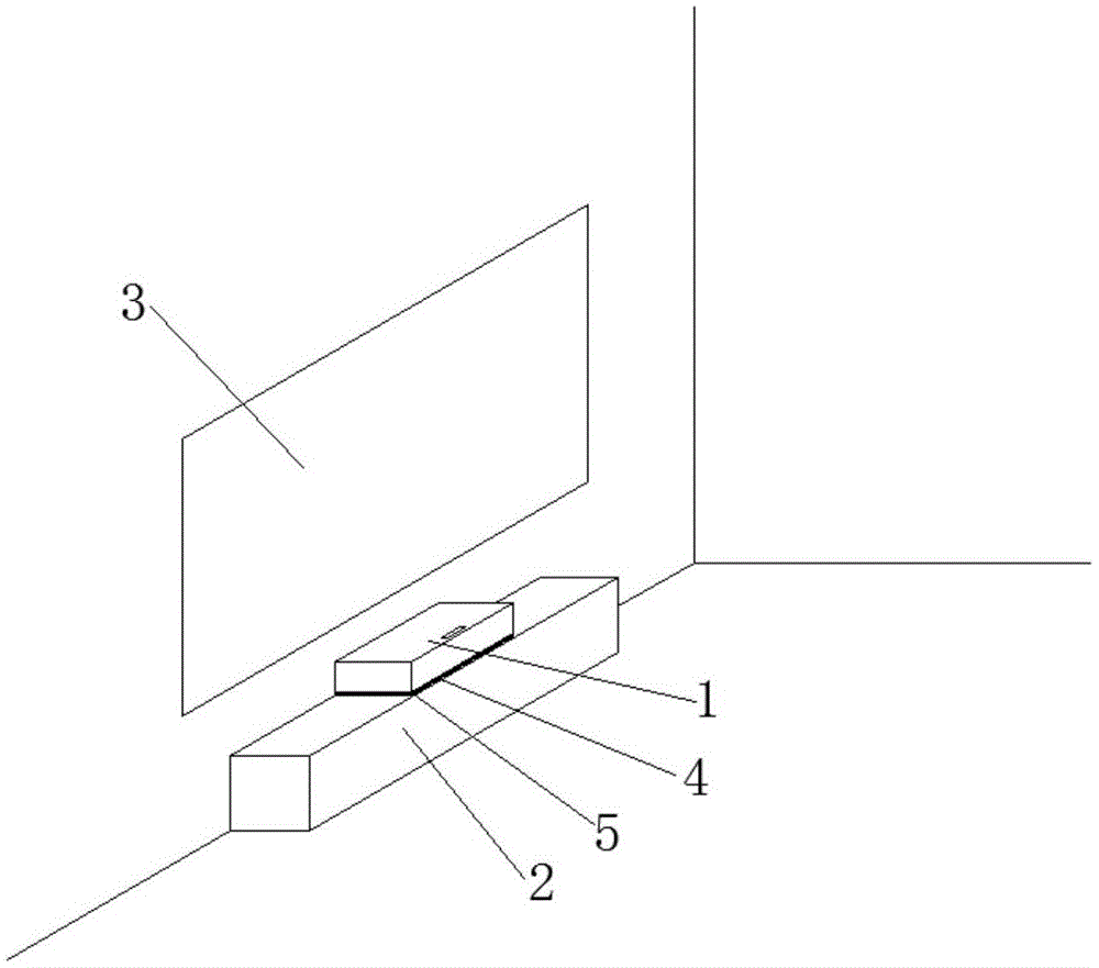 激光电视机底座结构及激光电视机的制作方法