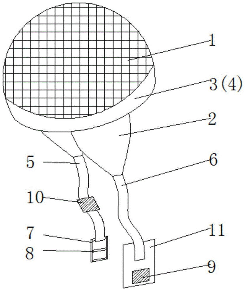 一种网状弹力固定帽的制作方法