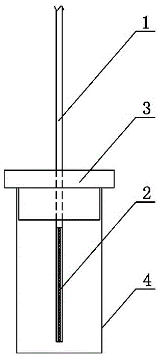 参考测温仪探头的制作方法