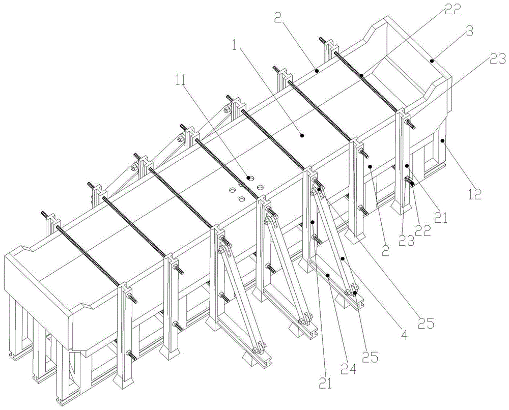 一种桥梁装配式盖梁预制钢台座的制作方法