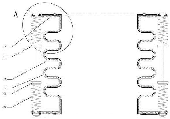 一种钢衬四氟管补偿器的制作方法