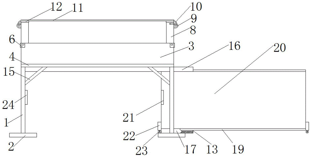 一种建筑工地电梯用防护棚的制作方法