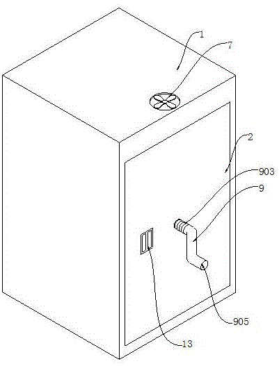 一种PLC控制柜的除湿防潮机构的制作方法