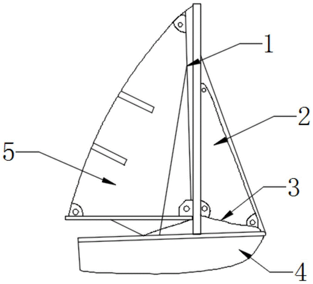 一种充气式运动帆船的制作方法