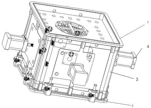 电机壳消失模模具用自动顶出结构的制作方法