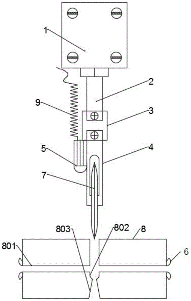 一种电缆绕线机自动切线装置的制作方法
