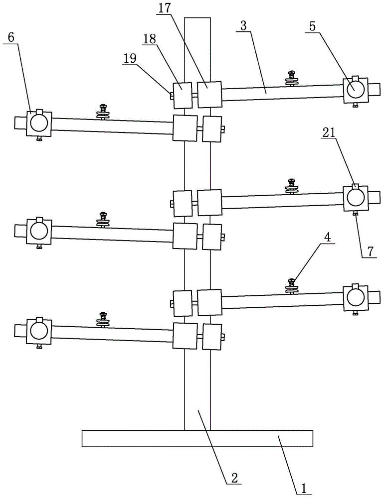 一种纱线或纤丝放线架的制作方法