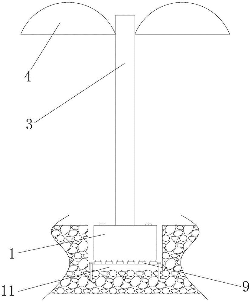 一种油田数字化路灯的制作方法