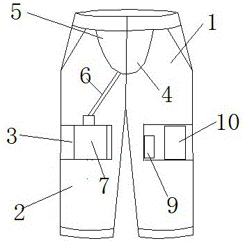 一种排泄物接收裤的制作方法