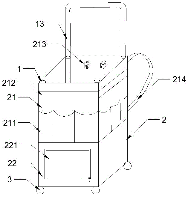 一种环卫工具便携收纳箱的制作方法