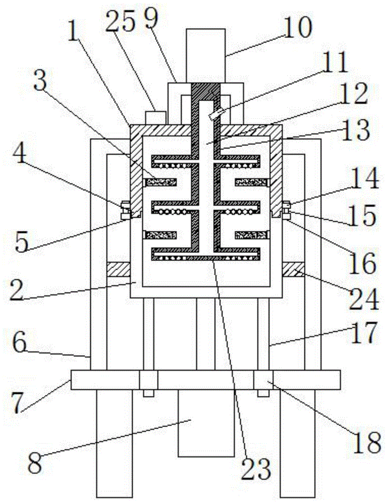 一种高效建筑新材料用搅拌装置的制作方法