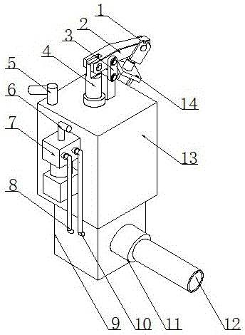 一种往复式压缩机机高位油箱供油润滑冷却的装置的制作方法