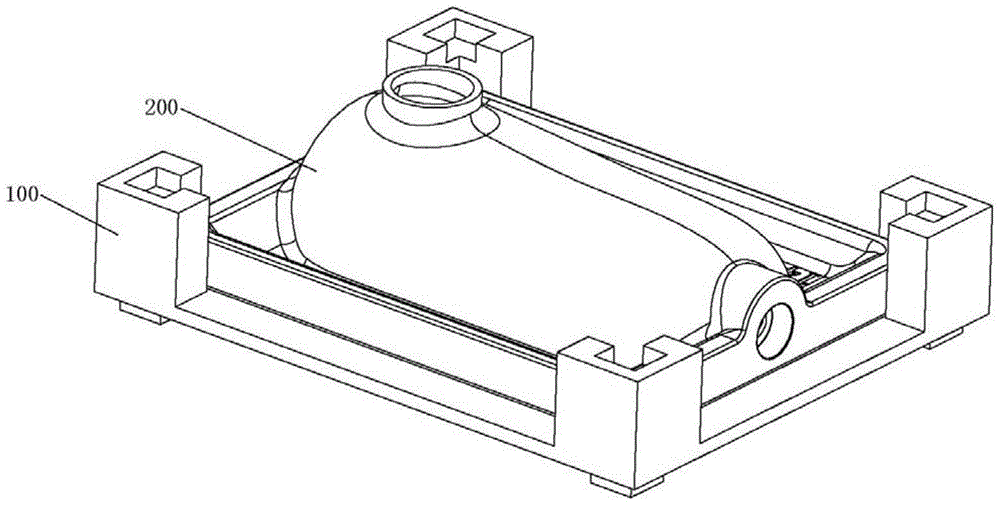 一种可堆叠的蹲便器支架及用于蹲便器的堆叠架的制作方法